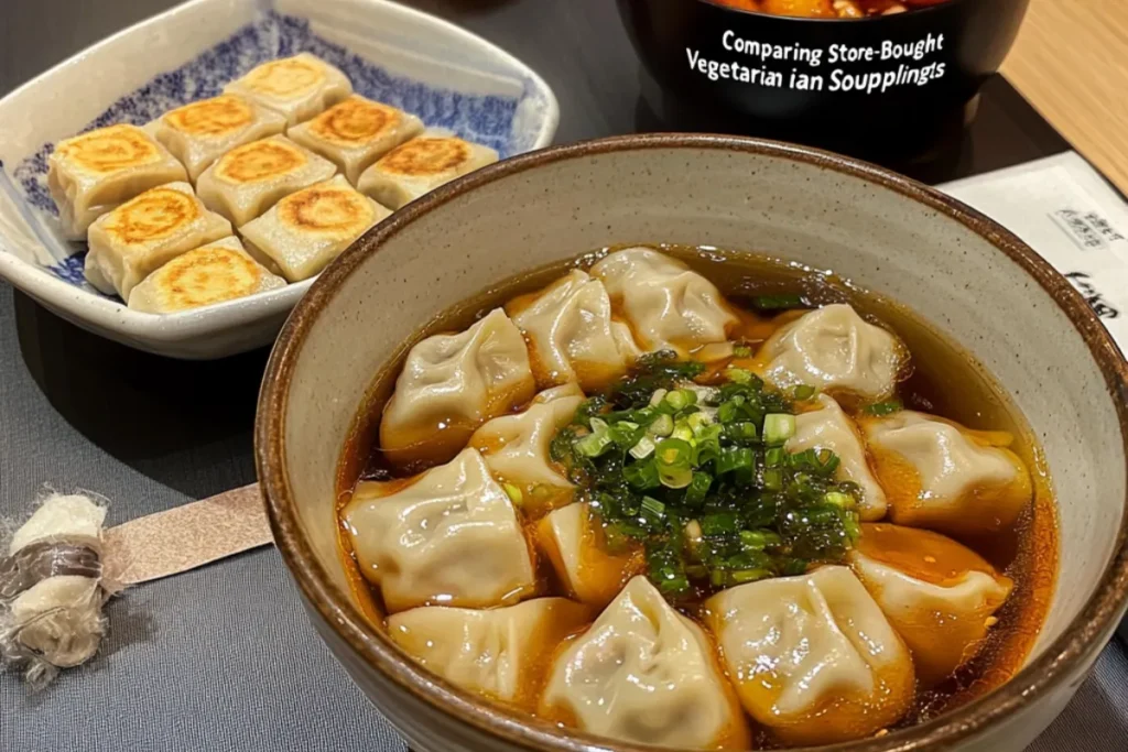 Comparing Store Bought Vegetarian Soup Dumplings