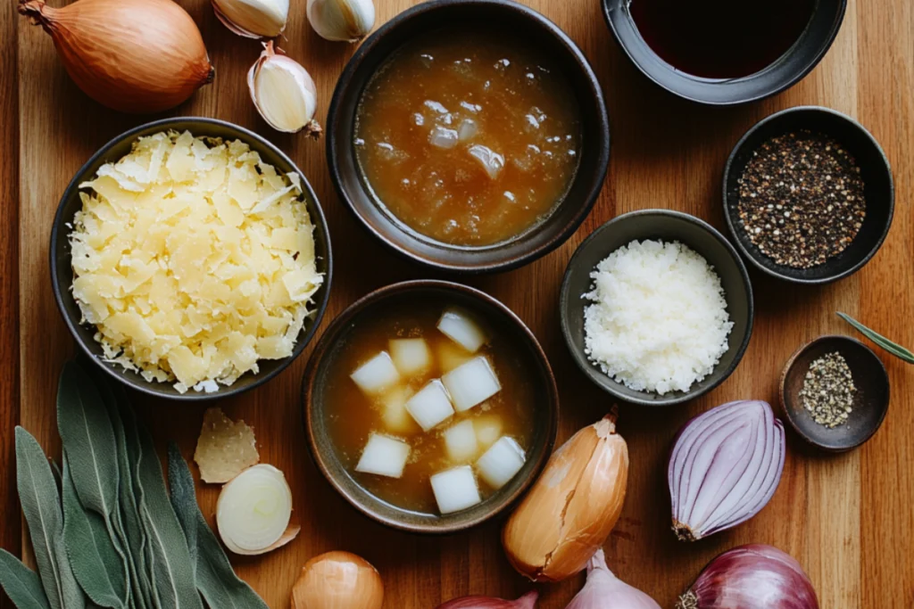 Comparison of Onion Soup Ingredients