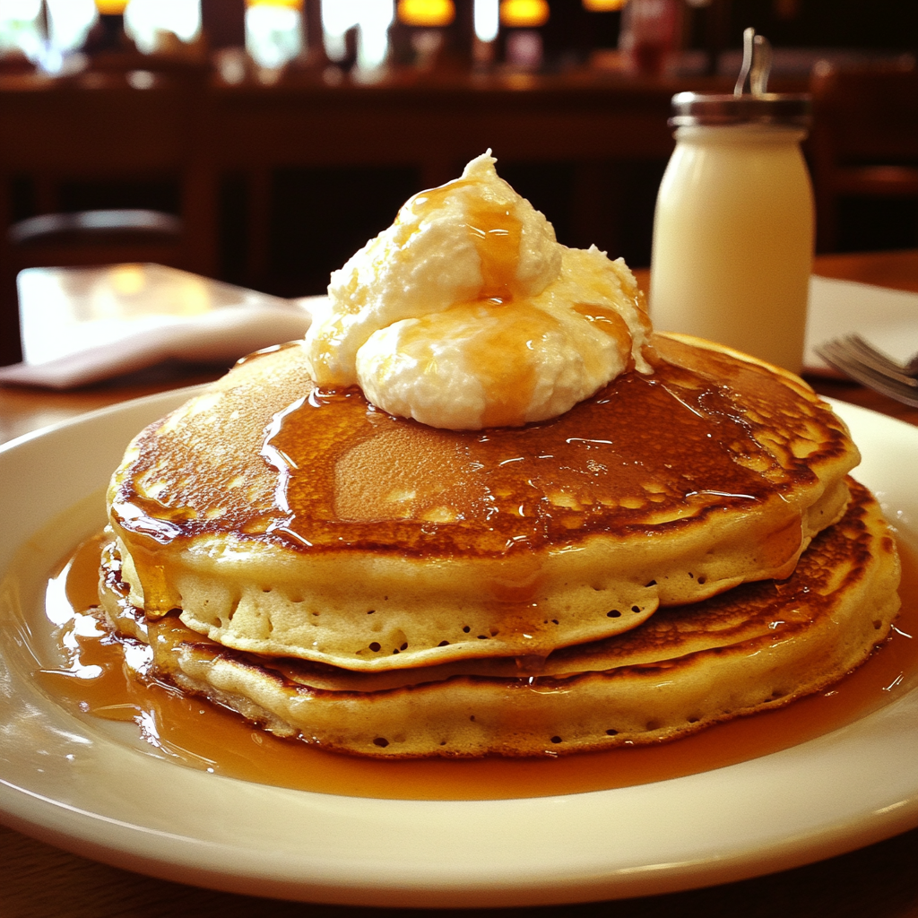 how big are IHOP silver dollar pancakes?