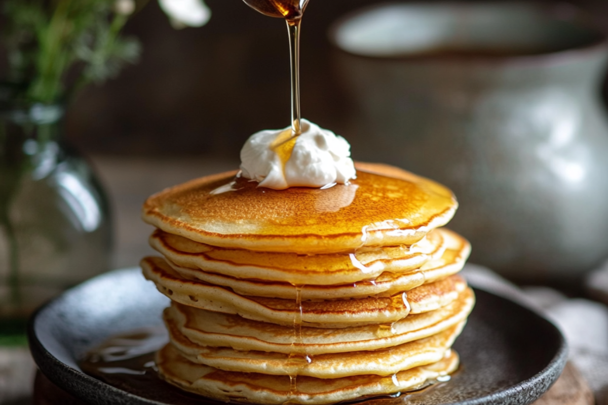 How to pour small pancakes?