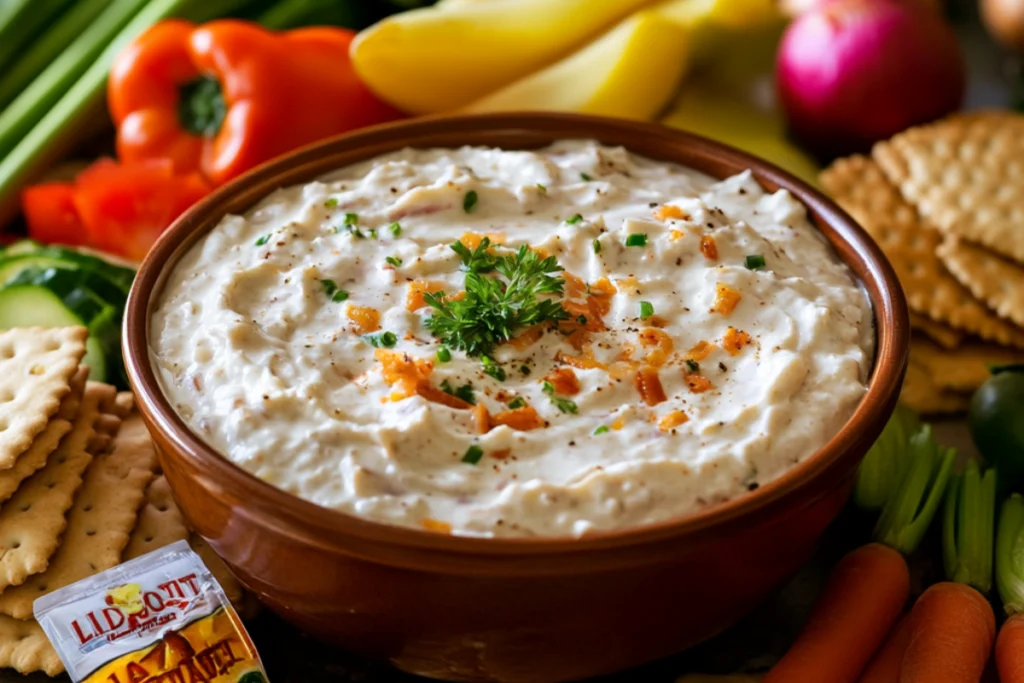 Lipton Onion Dip with Fresh Ingredients