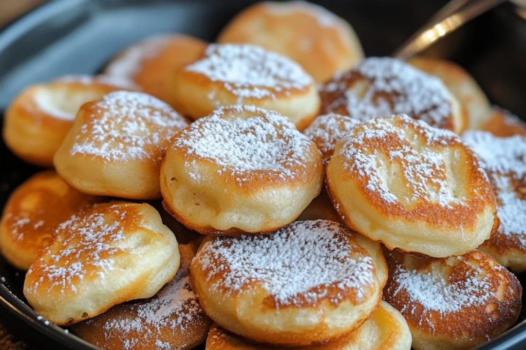 What are poffertjes made of?