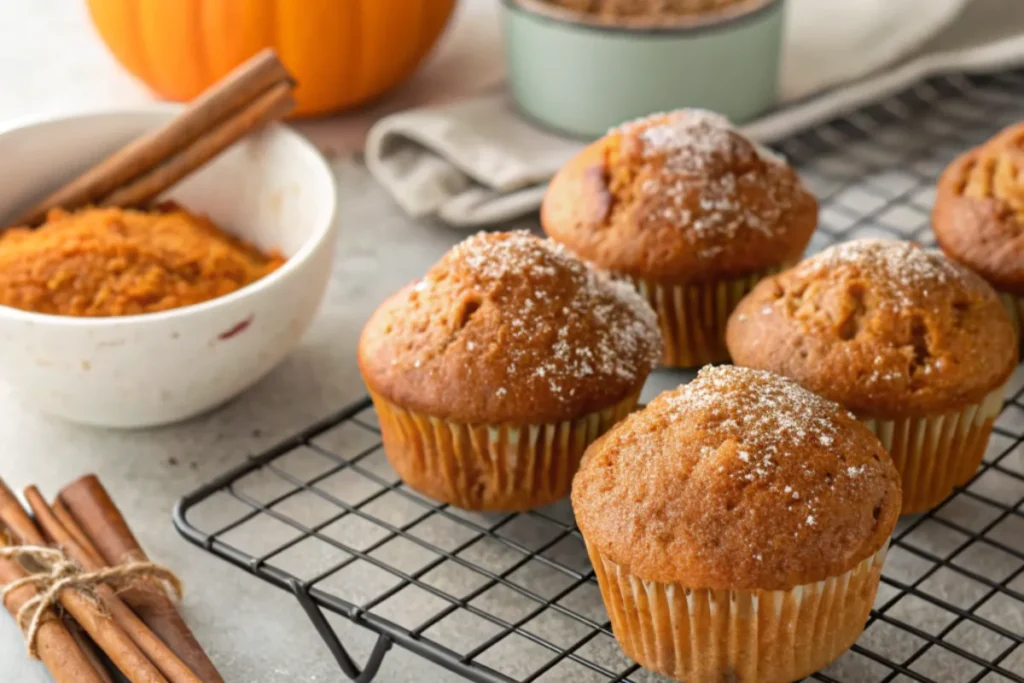 Homemade Pumpkin Spice Muffins