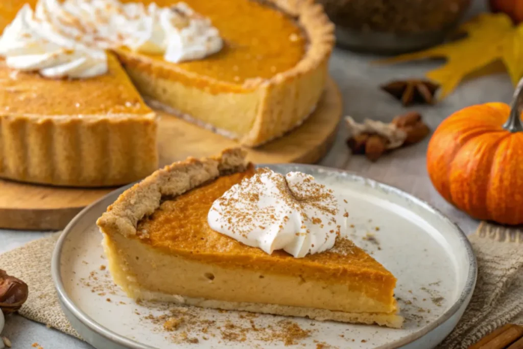 Pumpkin Pie with DIY Pumpkin Spice