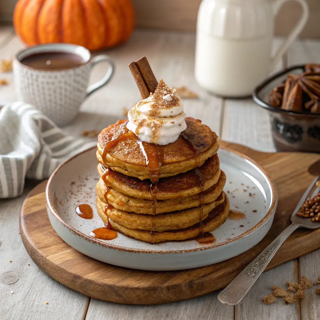 Pumpkin Spice Pancakes with Syrup - Begging for Pumpkin Spice: A Flavor That Defines Fall