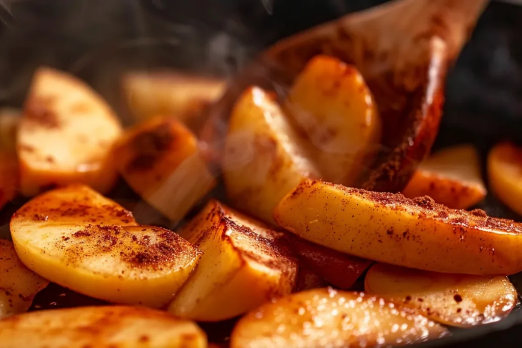 Sauteed Apple Slices for Pie Filling - How to Improve an Apple Pie for Better Taste and Texture?