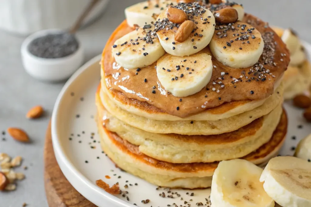 Vegan Pancakes with Toppings