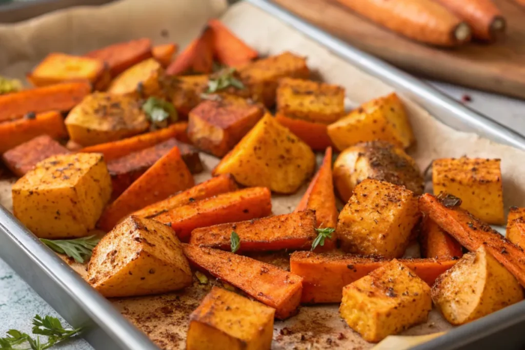 roasted vegetables pumpkin spice