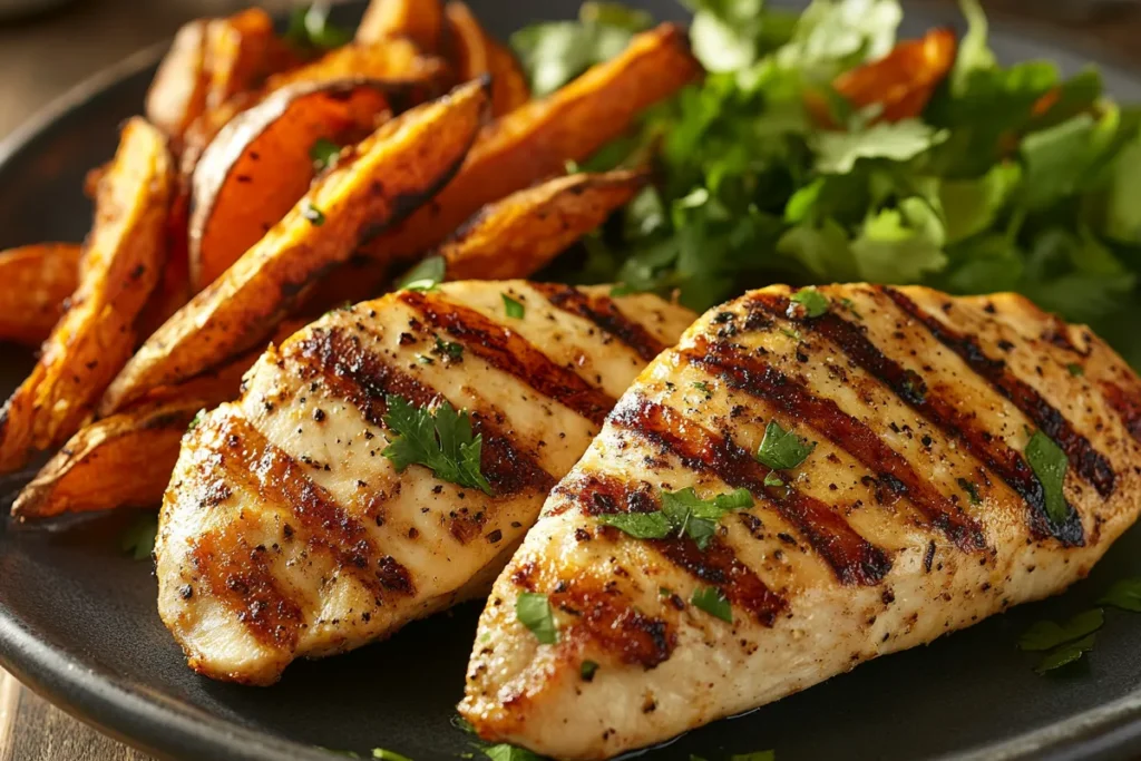 Healthy Chicken Tenders and Fries