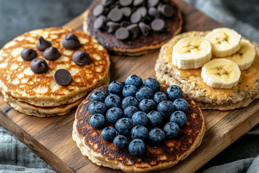 Oatmeal Flour Pancake Variations