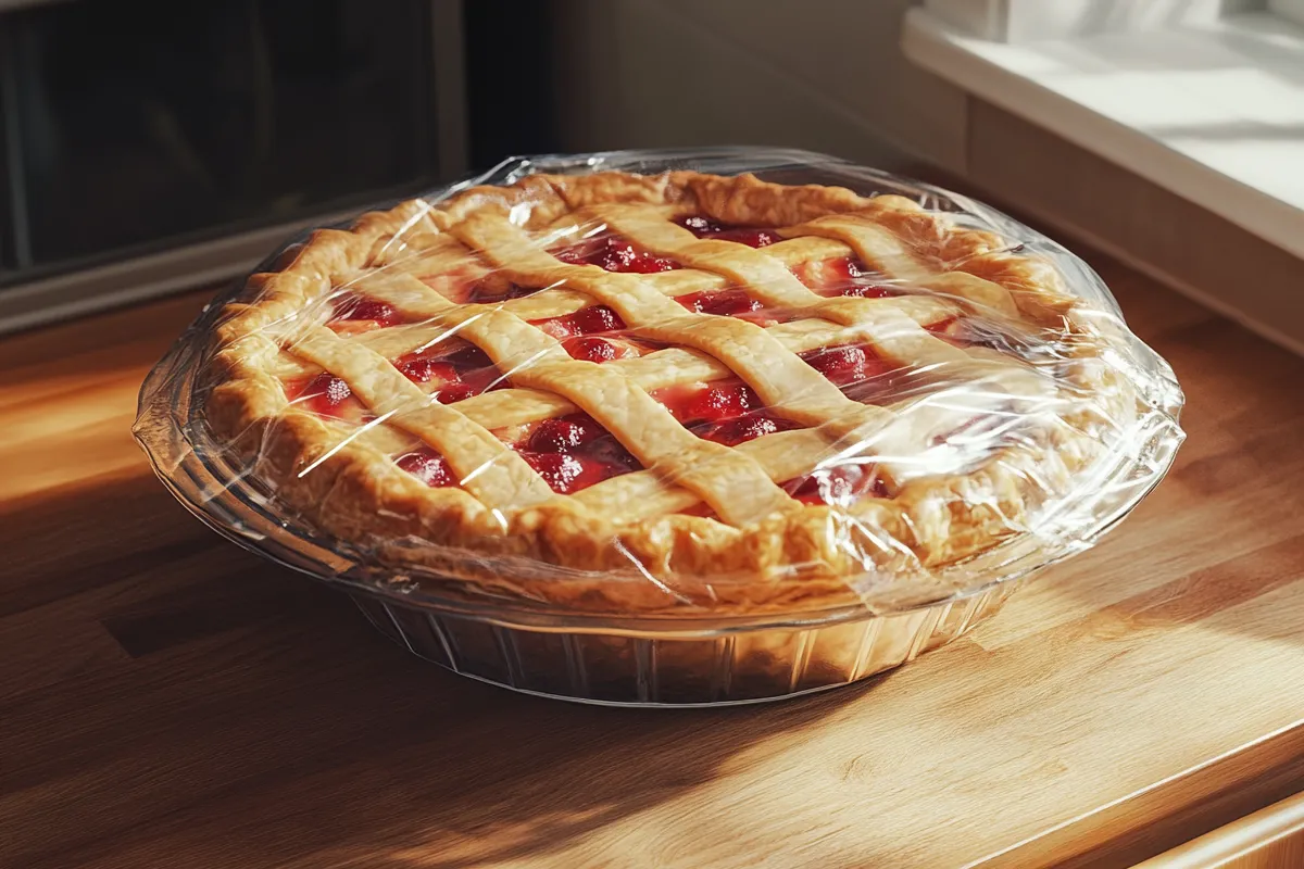 Can I Put an Unbaked Pie in the Fridge? Unbaked fruit pie stored in a fridge before baking