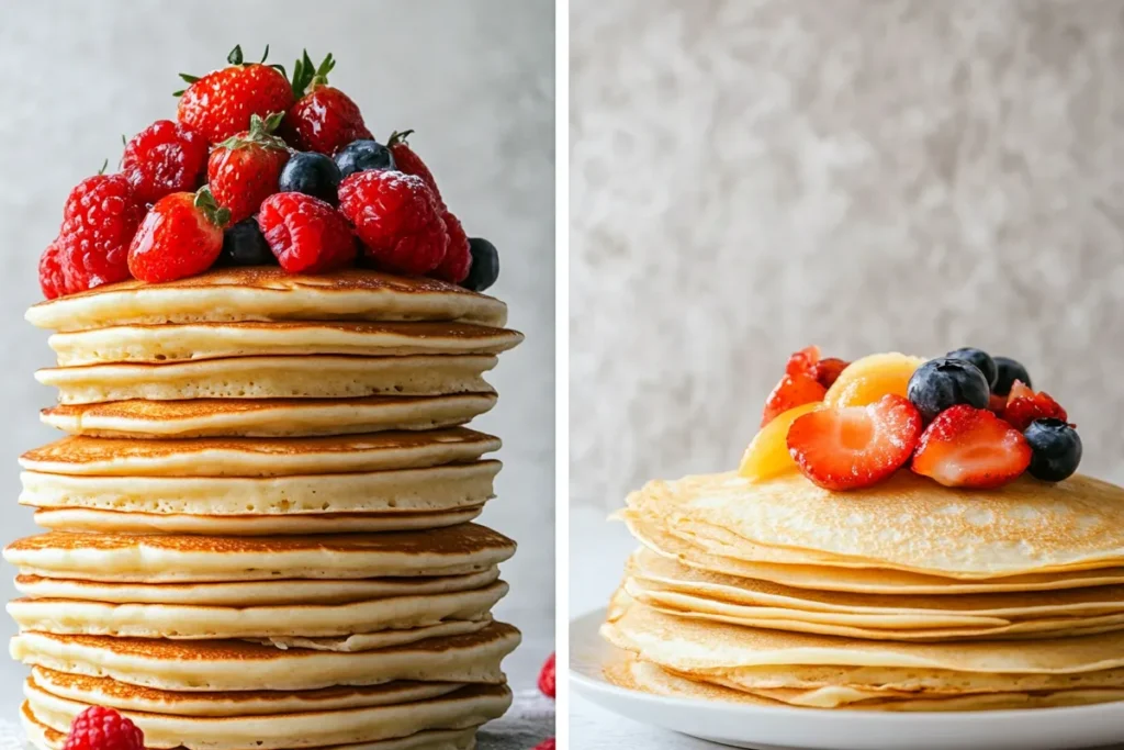 Sweet Cream Pancakes vs. Other Pancakes