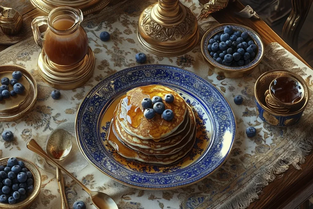 Sweet Cream Pancakes with Toppings