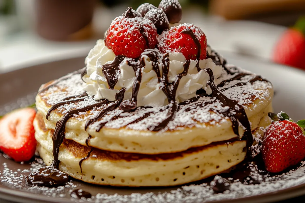 Indulgent Cake Mix Pancake Dessert - HOME